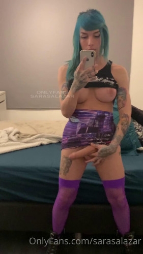 Trans OnlyFans Sara Salazar part 1 [Transsexual,Masturbation,Tattoo,Big Dick]