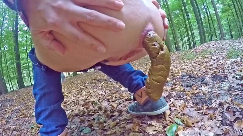 Mia Skye -  HUGE sausage in the woods!