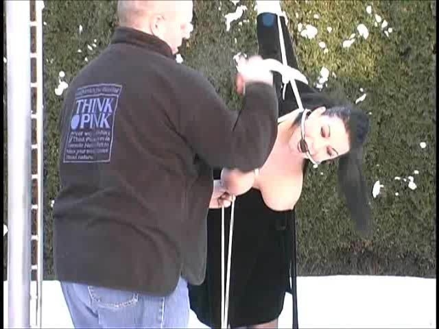 Ice Cold Breast Bondage