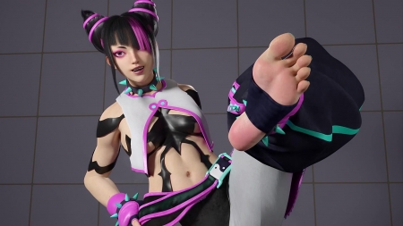 3d hentai Sex Videos- Juri Footjob - 1080p Video