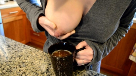 HouseWifeGinger-Squirting Milk In Husband's Coffee-055
