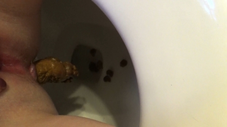 SexyScatForYou – Close up Shit toilet new scat porn video