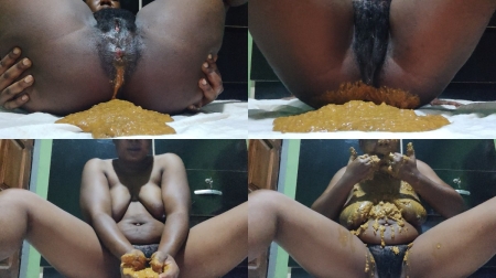 Prettyebonies – Diarrhea Mess!!! New Scat Porn Videos