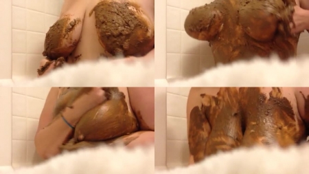 Allura – Smearing My Shit On My Boobs New Scat Porn Videos