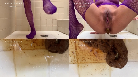 Marinayam19 – Shit And Pee Through Fishnet [shit Scat Poop Shitting]