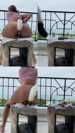 Elleclarkscatqueen – Cat Tail Full Of Shit [shit Scat Poop Shitting]