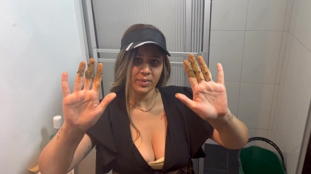 Colombianbigass – Standard V I Make Delivery Girl Clean Asshole With Hands [pooping Porn And Diar...