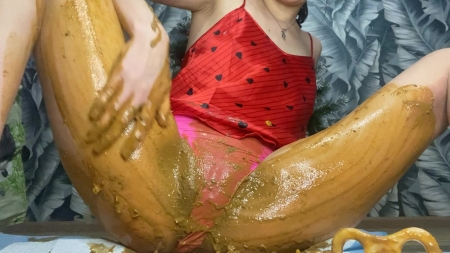 P00girl – Liquid Diarrhea In Pink Panties And Smearing [pooping Porn And Diarrhea Scat Xxx]