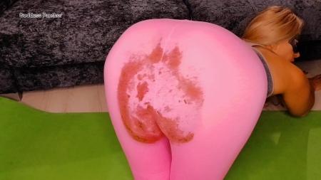 Thefartbabes – Poopy Yoga Tights Ruin [pooping Porn And Diarrhea Scat Xxx]
