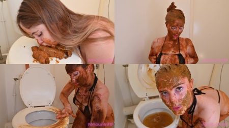 Toilet Puke Slut Ninounini Play With Shit In The Home Toilet [pooping Porn And Diarrhea Scat Xxx]