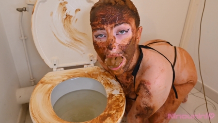 Toilet Puke Slut Ninounini Play With Shit In The Home Toilet [pooping Porn And Diarrhea Scat Xxx]