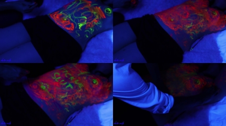 Claire's Glow Paint Gang Tickle Part 1