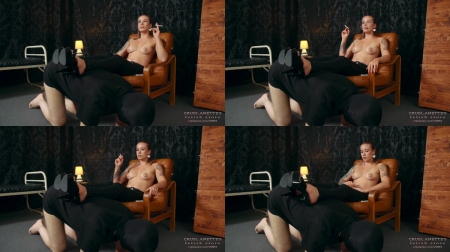 Mistress Anette - Smoker In A Comfortable Armchair Mistress Anette - Smoker In A Comfortable Armchair