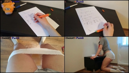 Naughtypuma – Writing To Santa And Pooping Diaper Naughtypuma – Writing To Santa And Pooping Diaper