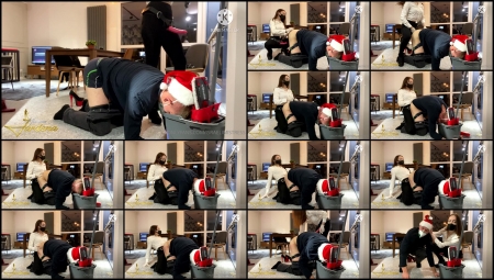 Mistress Jardena - Santa Claus Fucked Hard In The Ass With Face In The Bucket Mistress Jardena - Santa Claus Fucked Hard In The Ass With Face In The Bucket