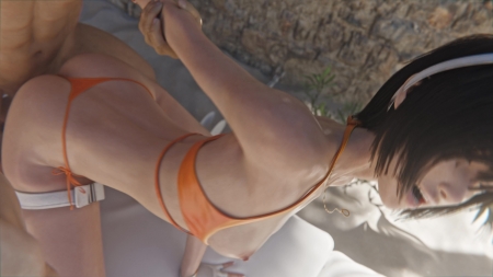 Yuffie's Beach Encounter! 4k [Nagoonimation] Yuffie Beach No Male Cut