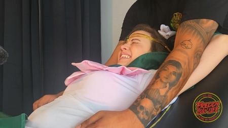 Tickletrash – Andi The Anime Expo Cosplayer's Ticklish Sides Exposed