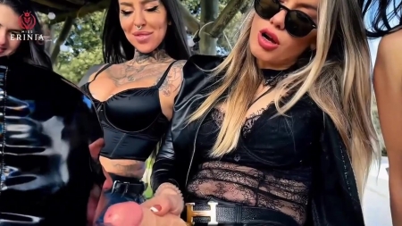 Misserinia - Submissive Humiliated And Fucked In The Ass By Four Goddesses