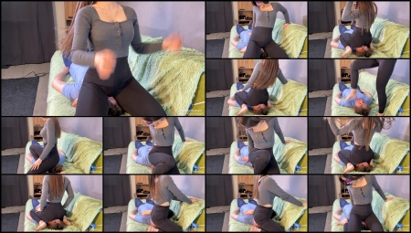 Beautiful Girls - Face Sitting Ass Domination Ass Licking Yoga Pants 2