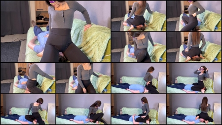 Beautiful Girls - Face Sitting Yoga Pants Ass Control