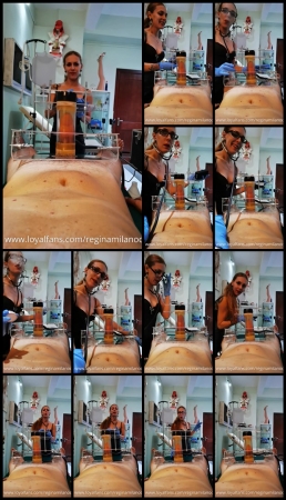 Mistress Regina - Milking Machine Vs Horny Bull