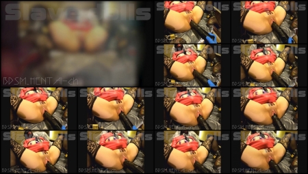 Bdsm Hentai-Ch Horse-Sized Extra Thick Dildo Is Thrust Into Her And She Writhes In Agony