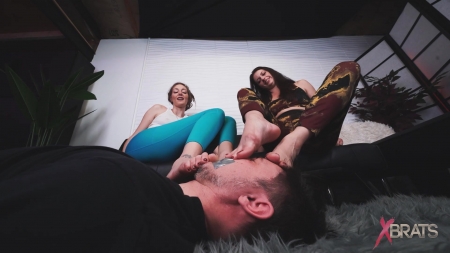 Xbratsbrattyfootgirls - Sablique   Indica - Our Feet Reek-Femdom,fetish ,footworship
