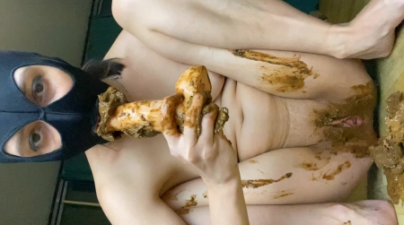 P00girl – Vomiting From Fucking In A Mouth Full Of Shit, Pooping In White Panties