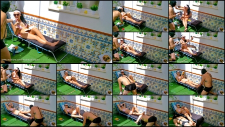 Mistress Isis Spain - Exclusive Mistress - Used On The Terrace-Femdom