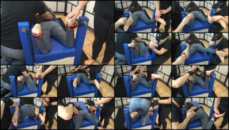 Ticklishintentions – Anna – Soles-Up On The Bench-Mmf, Ticklingfeet, Ticklingupperbody