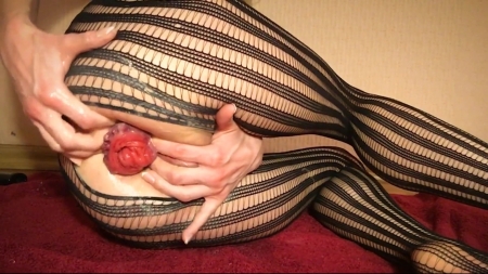 Close Up Stretching, Self-Fisting, Prolapse And Squirt Natus Amare-Fisting, Prolapse