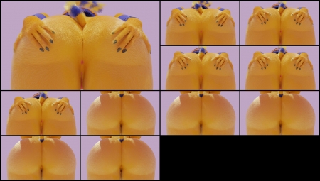 Ankha Ass Spread (4k) 30fps