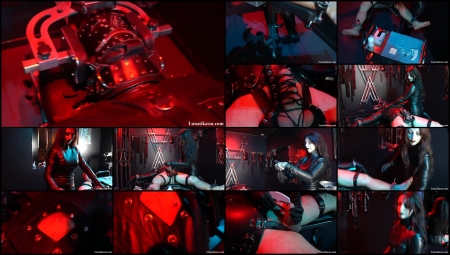 Mistress Lunatika - Cock And Nipples Stapled-Ballabuse