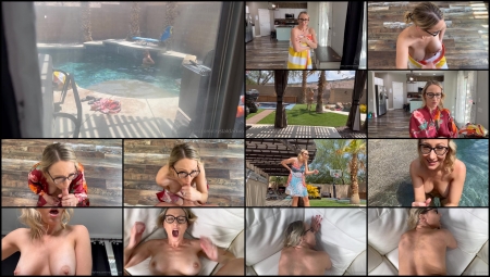 Crystal Clark - Stepmom Gets Caught Skinny Dipping