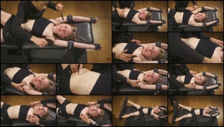 Rfstudioproduction – Mandy – Upper Body Tickling In Stocks For The Cute Beauty- Mf, Tickletummy, ...