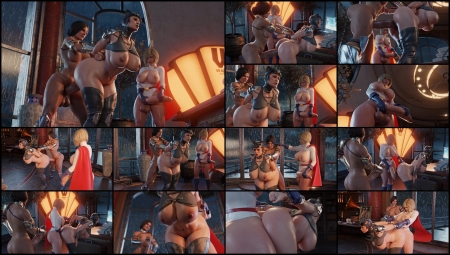 Gotham Threesome Alternate Render [Rigid3D]