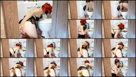 Modelnatalya94 – Toilet Slave Licks The Toilet