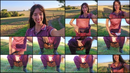 Layla Von Hohensee – – I Just Had To Do It! Outdoor Bladder Emptied!