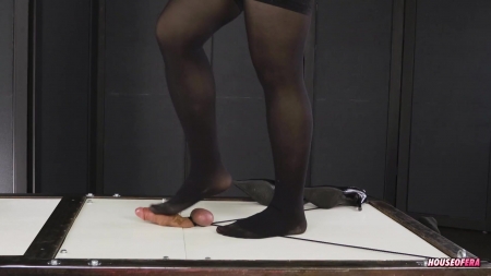 House Of Era - Femdom Footjob With And Ball Stomping