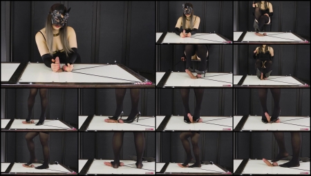 House Of Era - Femdom Footjob With And Ball Stomping