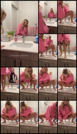 Tiffstreatsxoxo – Peeing In My Besties Sink Tiffstreatsxoxo – Peeing In My Besties Sink